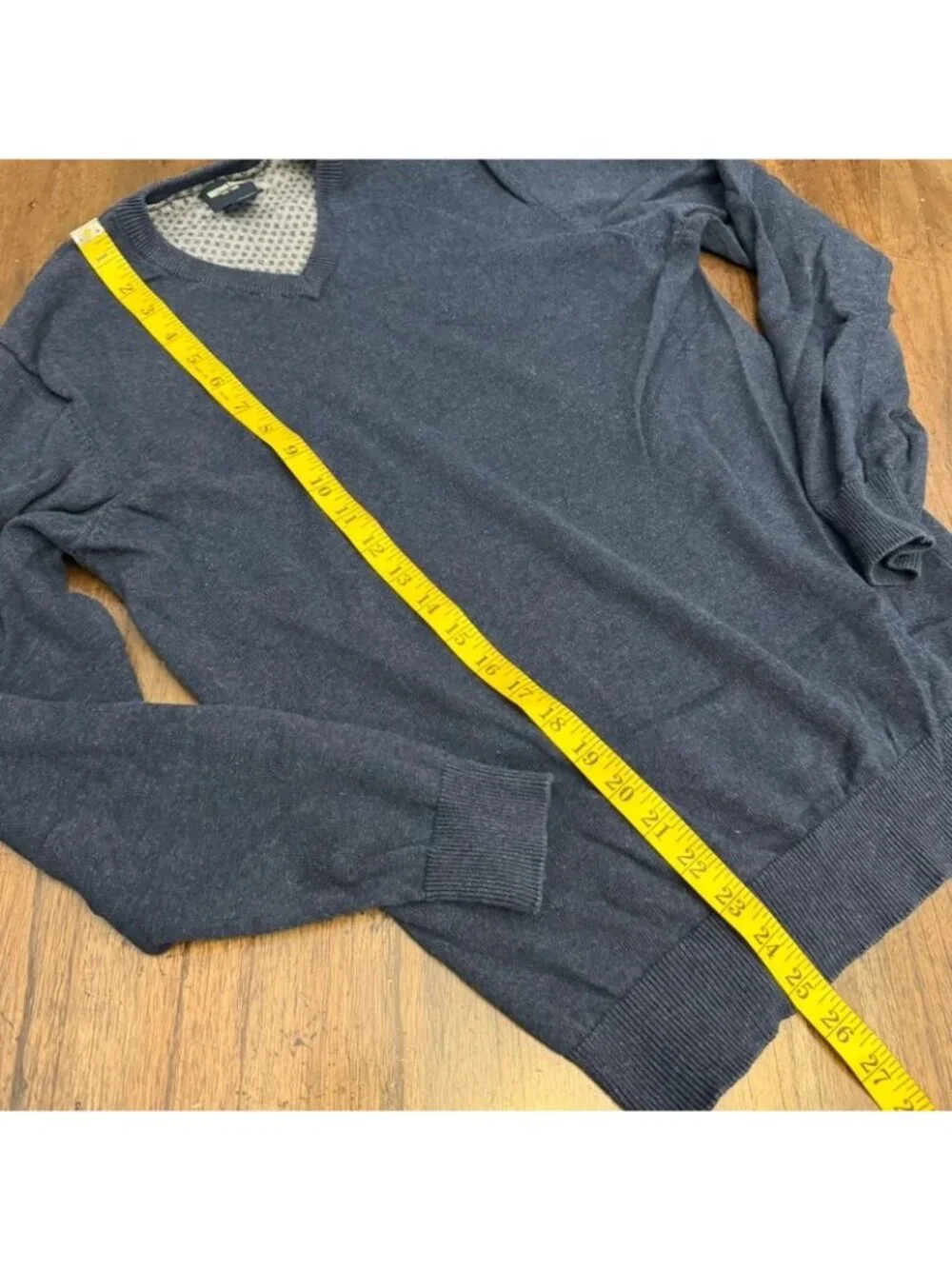 British Khaki V-neck Sweater